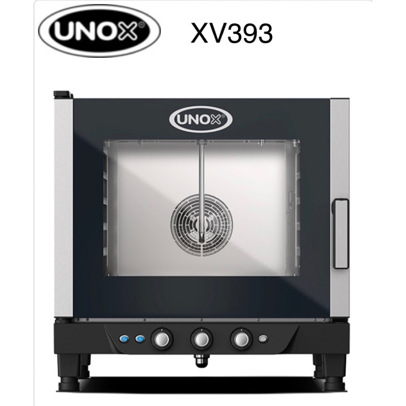 【捷芃餐飲設備】UNOX CHEFLUX 旋鈕蒸烤箱 XV393 / 5盤蒸烤箱
