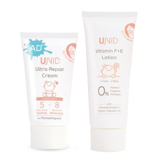 UNID 敏弱肌膚護膚組(修護霜100ml+燕麥潤膚乳160ml)【麗兒採家】