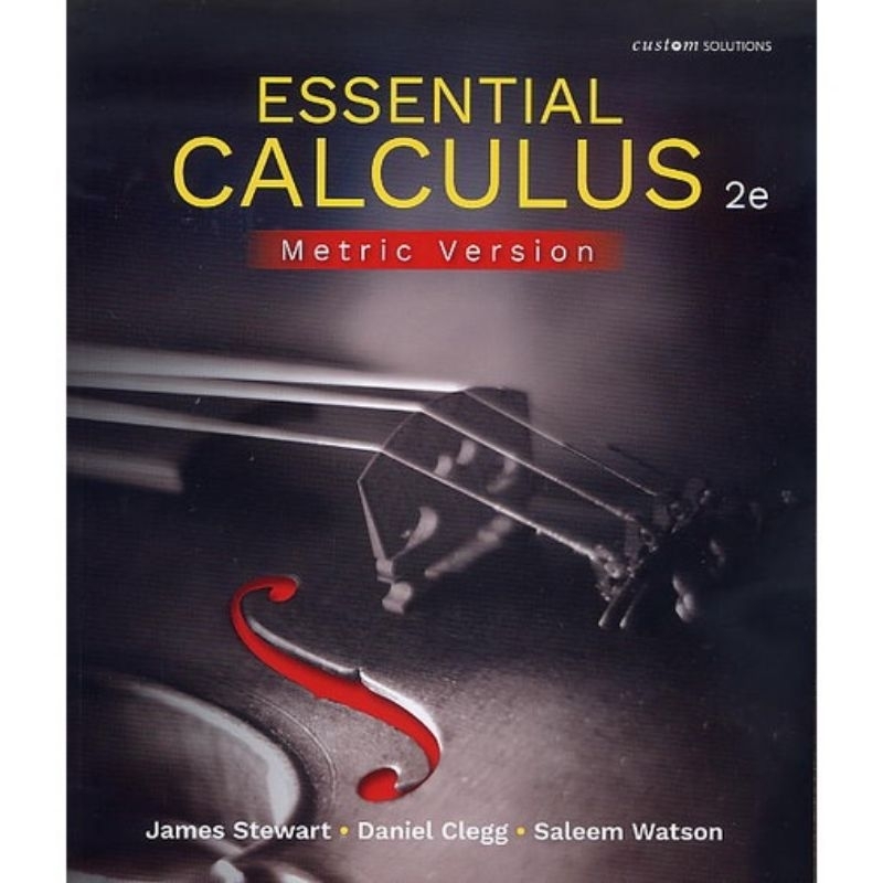 限定下單 全新和二手 Essential Calculus Metric Version 2/e