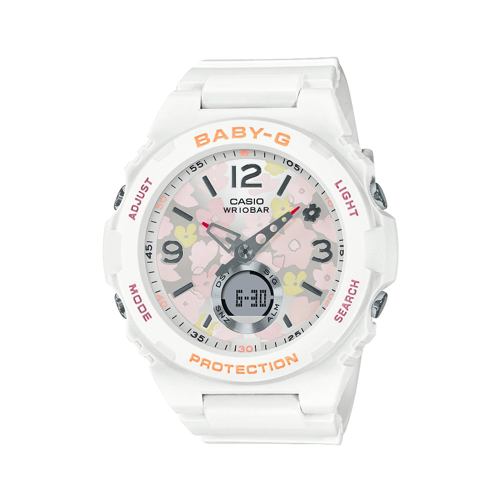 【CASIO卡西歐】BABY-G系列 指針/數位雙顯電子錶(BGA-260FL-7A)實體店面出貨