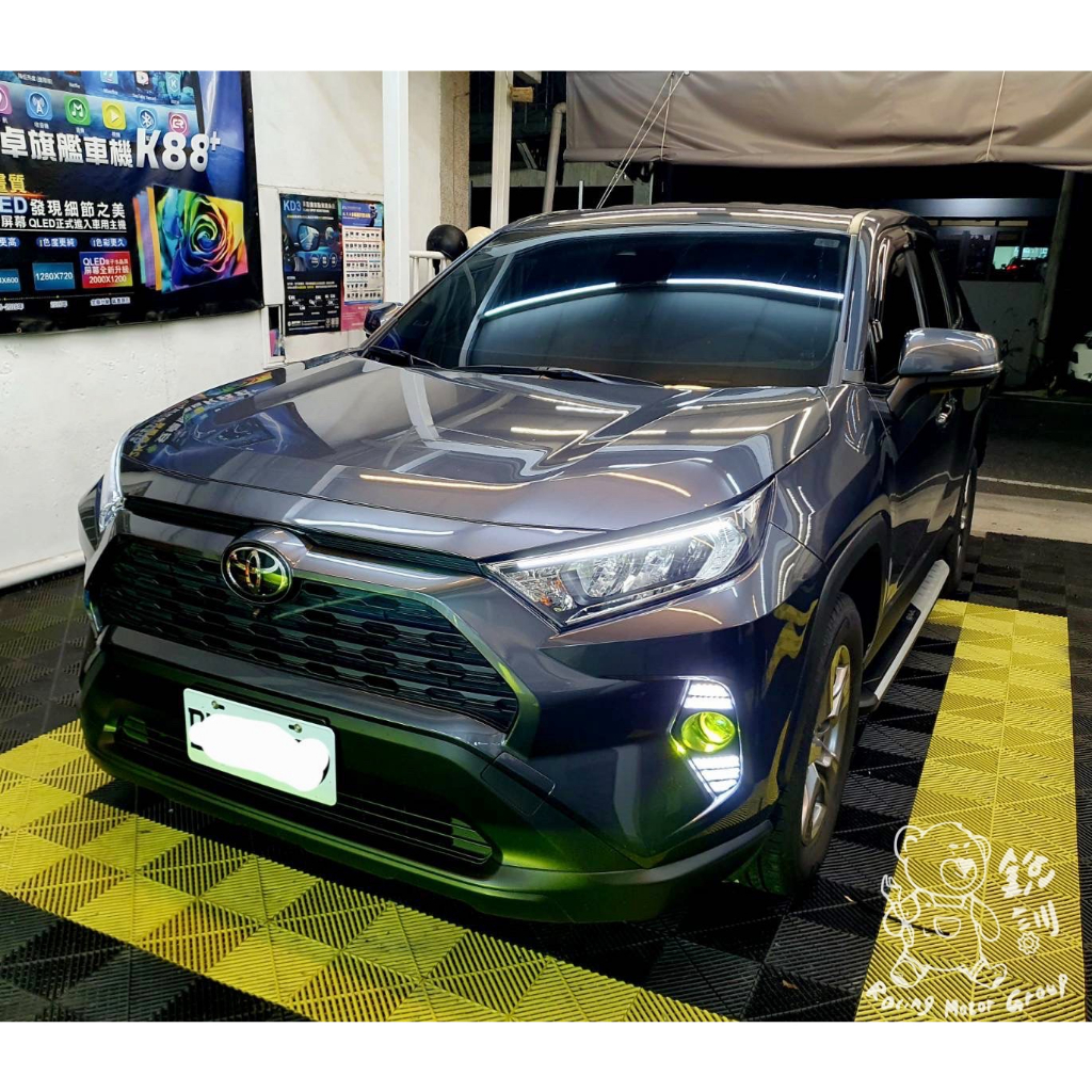 銳訓汽車配件精品-沙鹿店 Toyota 5代 Rav4 安裝 RMG LED魚眼霧燈-檸檬黃光