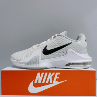 NIKE AIR MAX IMPACT 4 男生 白色 舒適 緩震 氣墊 運動 籃球鞋 DM1124-100