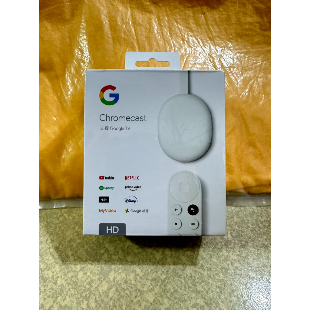 Google Chromecast (支援 Google TV)第四代全新/雪花白