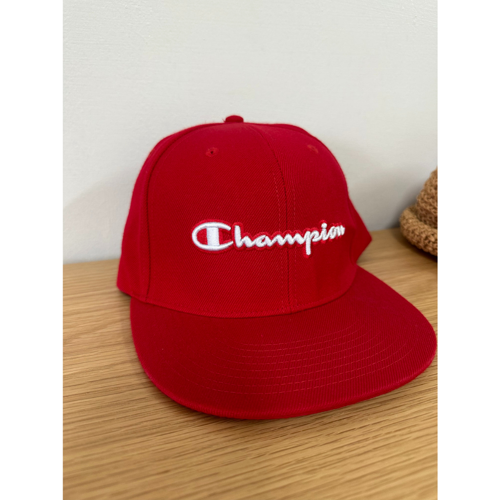 （全新）專櫃購入紅色champion 帽棒球帽老帽