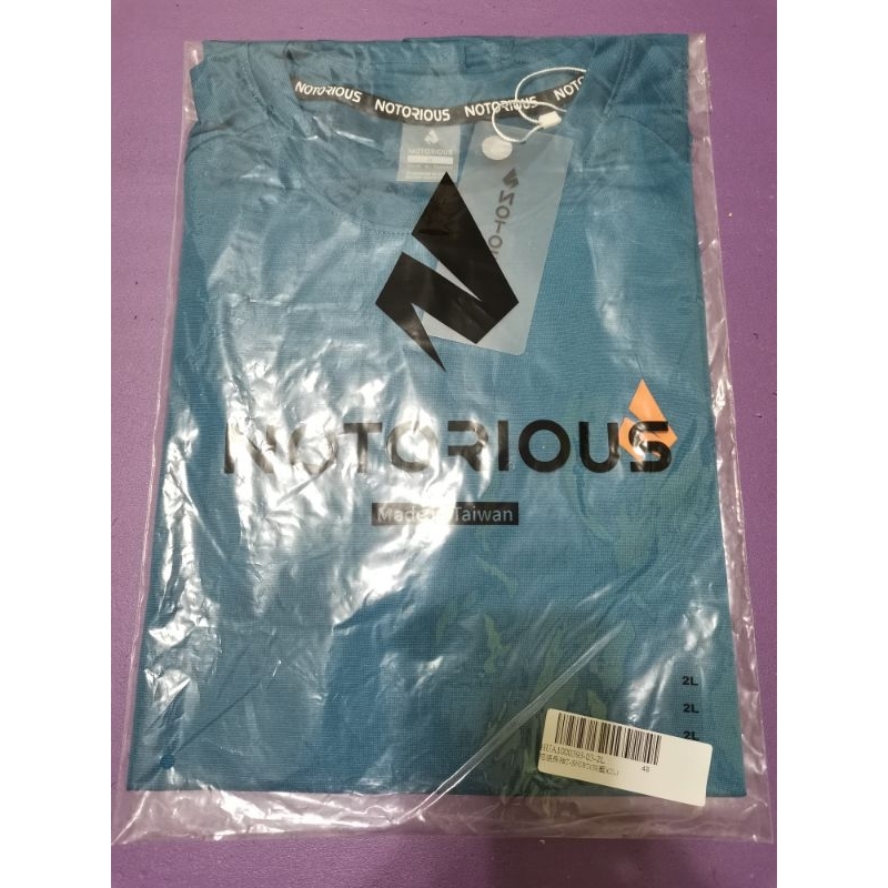 館長 惡名昭彰 Notorious 飆悍 石墨烯 控溫長袖（灰藍色）2XL