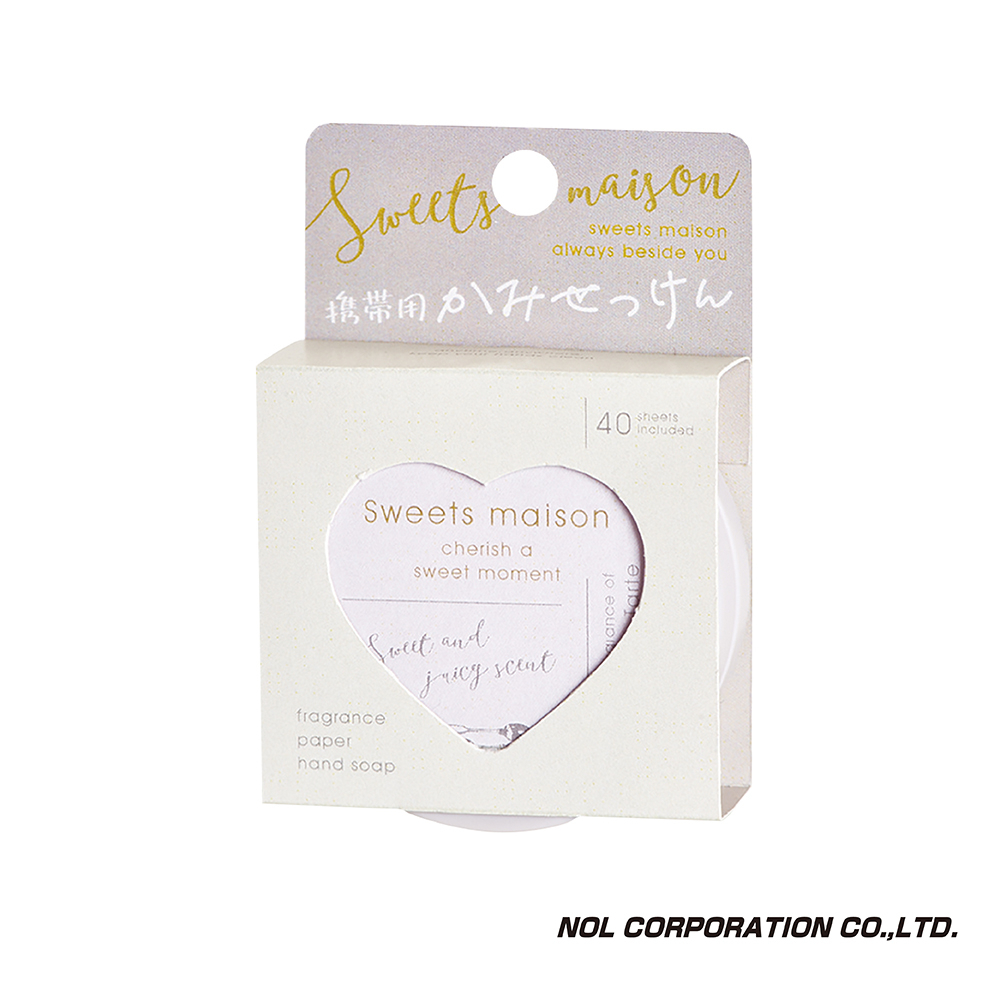 日本NOL-甜點香紙肥皂40枚入(Berry Tarte)-快速出貨