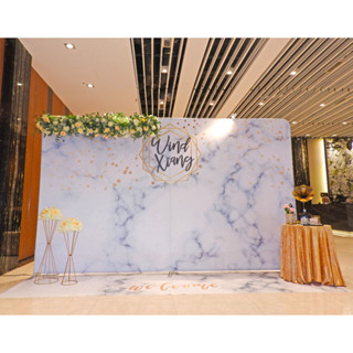 ❤小吉日婚禮佈置道具❤ DIY婚禮佈置道具 點金理石加大布式背板 婚禮背板 活動背板 出租背板 婚禮佈置