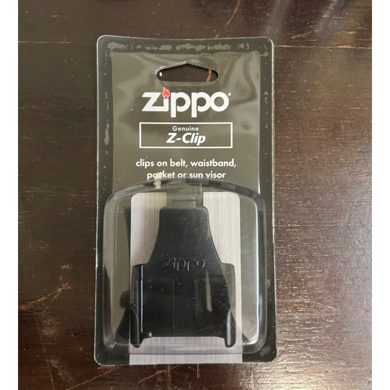Zippo Z-Clip 黑色塑膠鋼夾 皮帶夾 打火機扣 腰掛 清倉庫存品