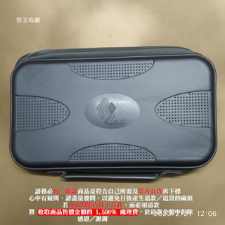 【恁玉收藏】狀況良好《鄰居》冰凍漢堡盒96片硬殼拉鍊收納包(灰) TSHOP灰