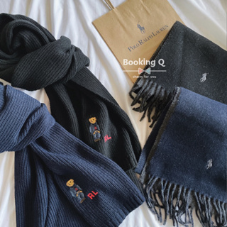 【BK】Polo Ralph Lauren 圍巾 羊毛圍巾 聖誕禮物 logo 雙色 羊毛 圍巾 情人節禮物