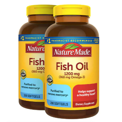 【現貨】即將調漲 200顆 萊萃美魚油 Nature Made 高單位 Fish Oil 美國好市多代購