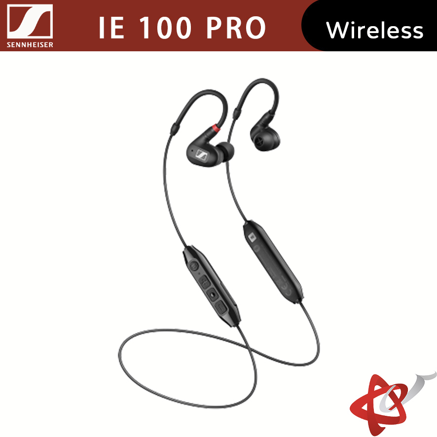 Sennheiser IE100 PRO Wireless 入耳式藍牙監聽耳機 黑色/紅色/透明