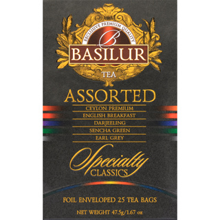 【BASILUR】 70296 經典系列茶包(5種口味) (47.5g_1.5gx5包+2gx20包)｜品牌旗艦店