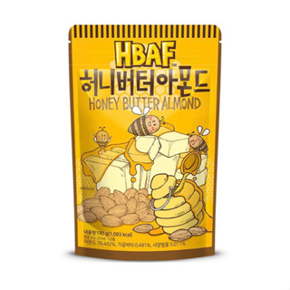 《預購》韓國🇰🇷HBAF蜂蜜奶油杏仁果／烤玉米風味／大蒜麵包＆杏仁 (210g/190g)