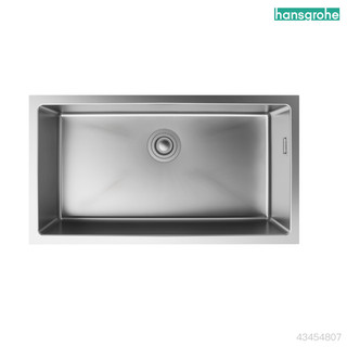 【BS】德國 Hansgrohe｜78cm｜不鏽鋼水槽｜下崁｜43454807｜S43 S439-U730｜廚房水槽