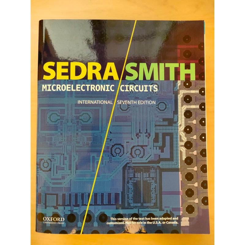 可議價 近全新 電子學原文書Sedra Smith Microelectronic Circuits, 7/e