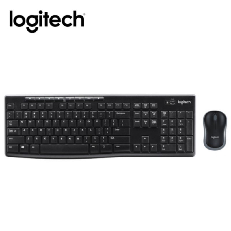 【logitech 羅技】MK270R 無線滑鼠鍵盤組/無線/鍵鼠組/電腦主機/筆電