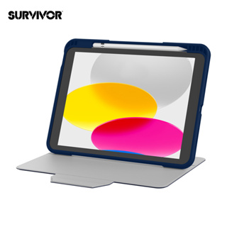 Griffin Survivor Rugged Folio iPad 10代10.9吋軍規防摔保護套-深海藍