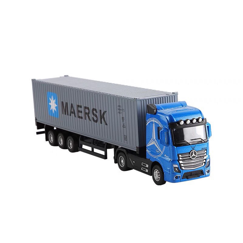 拖車頭卡車貨櫃車模型玩具