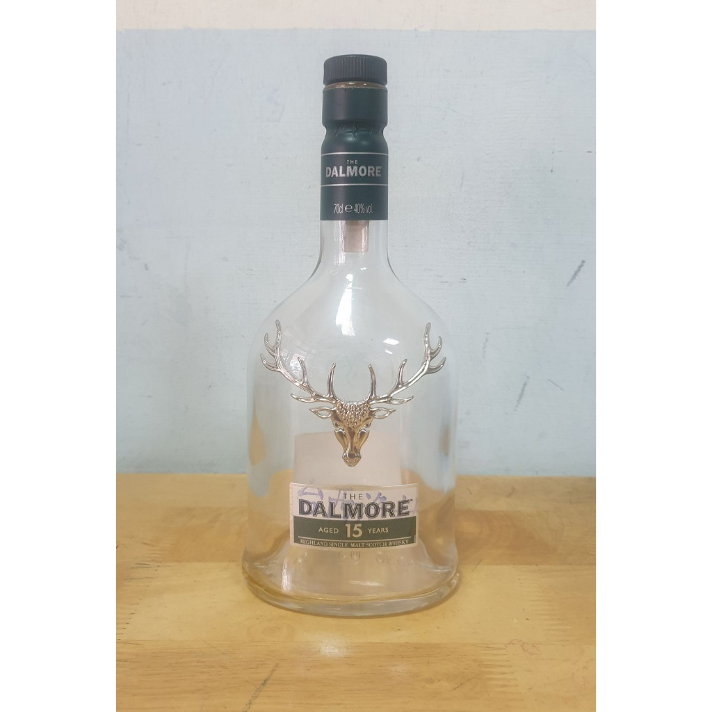 空酒瓶 玻璃空酒瓶 大摩15YEARS蘇格蘭威士忌 容量700ml