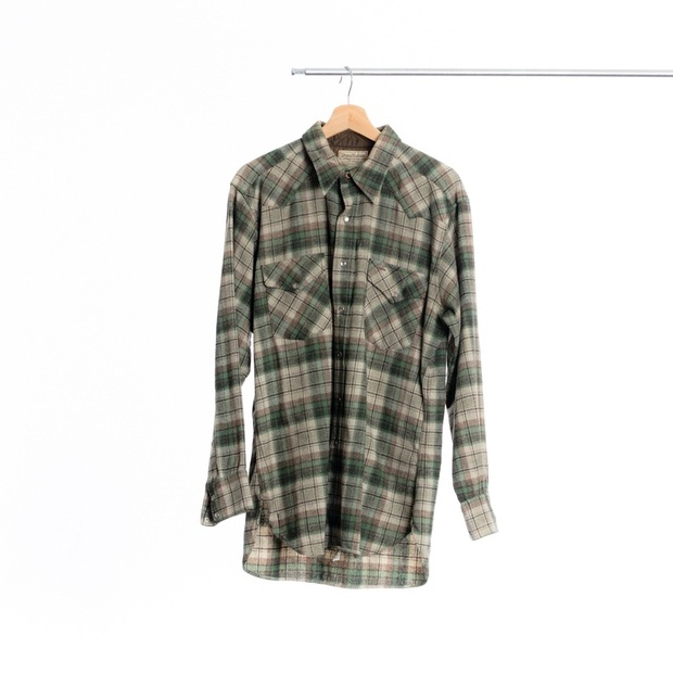美製 羊毛法蘭絨格紋襯衫 Made in USA🇺🇸 Pendleton Wool Flannel Shirt 古著