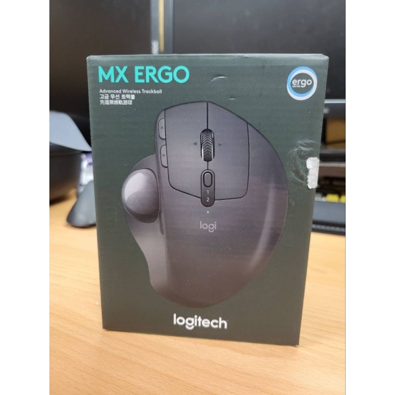 近全新二手-羅技Logitech MX Ergo人體工學軌跡球無線滑鼠