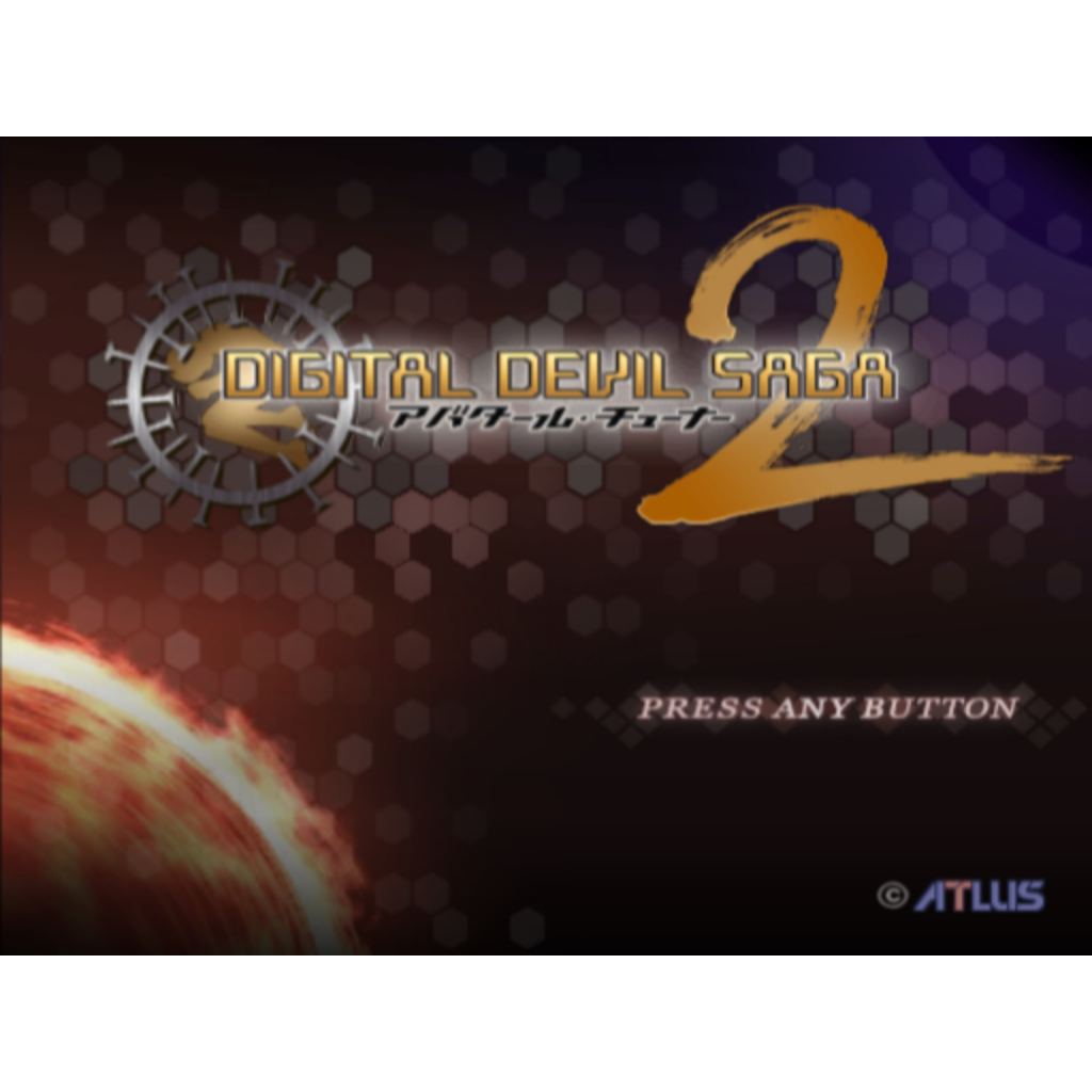 PS2 真女神轉生 數位惡魔傳說 天魔變2 Digital Devil Saga 日版遊戲 電腦免安裝版 PC運行