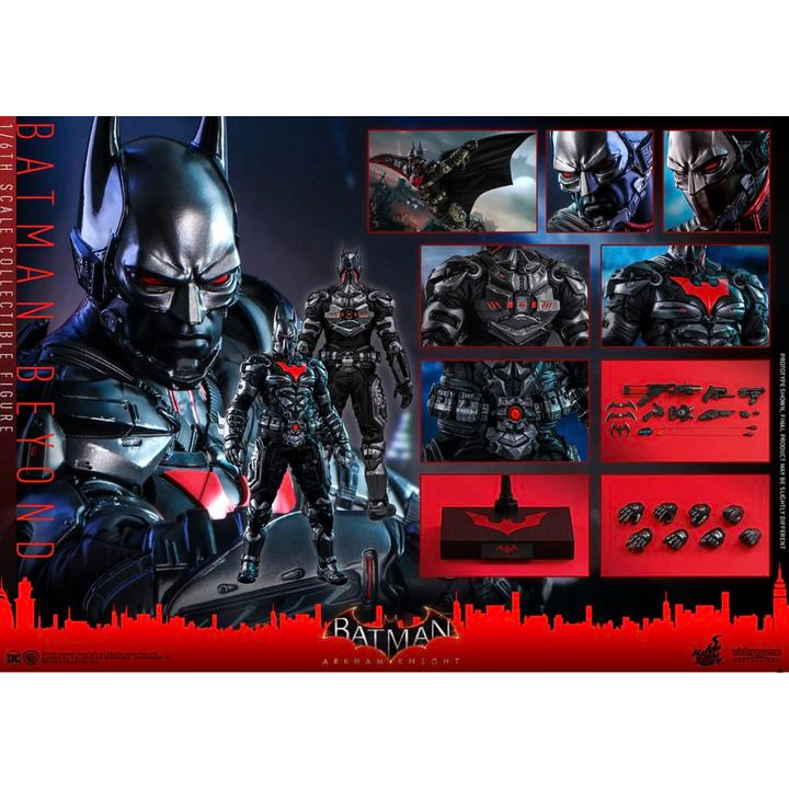 出清 Hot toys Vgm39 蝙蝠俠《蝙蝠俠：阿卡漢騎士》未來蝙蝠