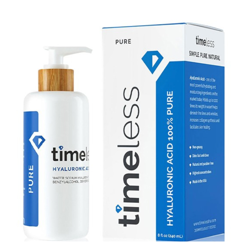 【美國直購正品】Timeless Pure 100%玻尿酸原液 240ml 大瓶 比化妝水便宜 精華液 母親節 聖誕節