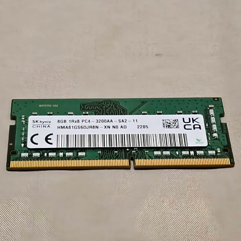 SK Hynix DDR4 3200 8GB SODIMM 筆電記憶體 二手