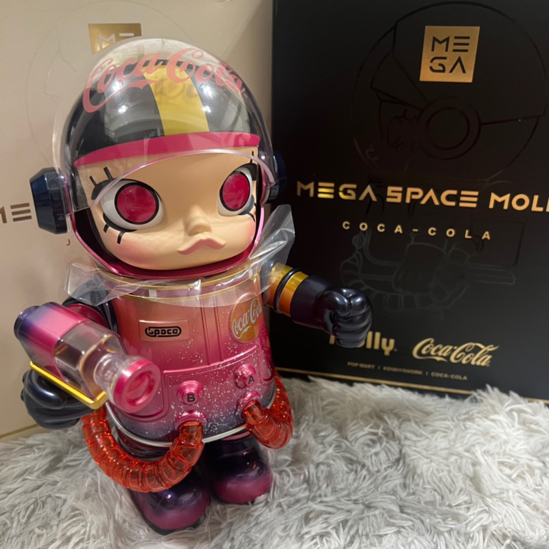 《預購》POP MART泡泡瑪特 MEGA X SPACE X MOLLY X Coca-Cola可口可樂星河漫步 拆檢
