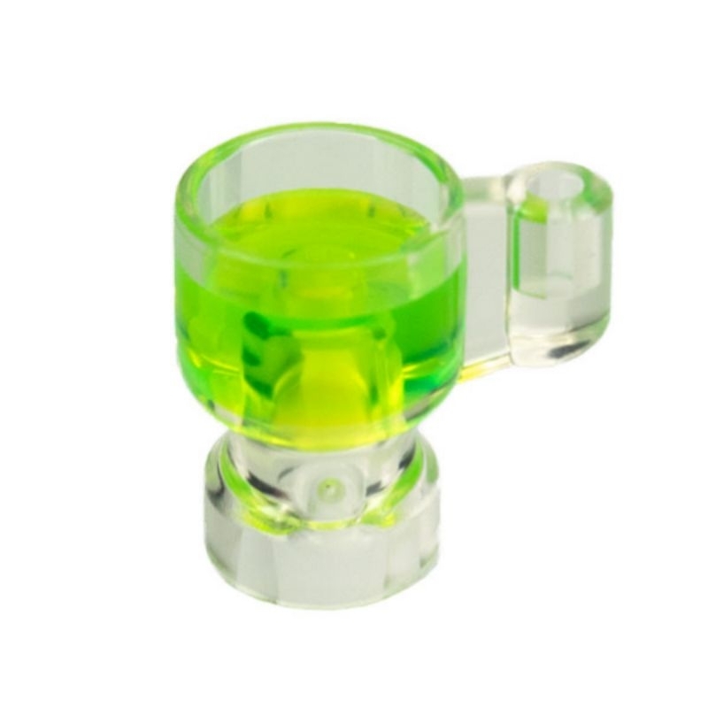 樂高 LEGO 68495pb02 76386 76399 透明亮綠色 杯子 飲料杯 全新