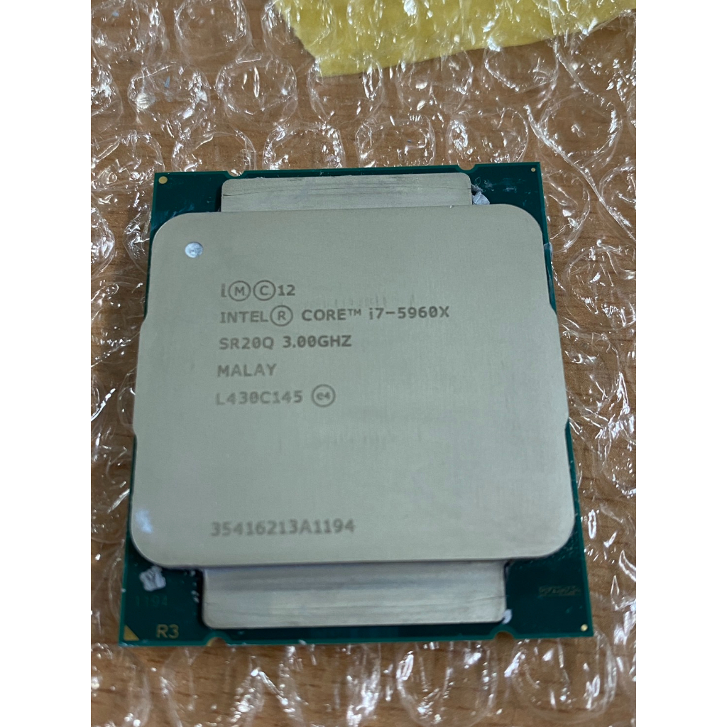 Intel i7-5960X 3.0GHz LGA2011-3 正常機器拆下