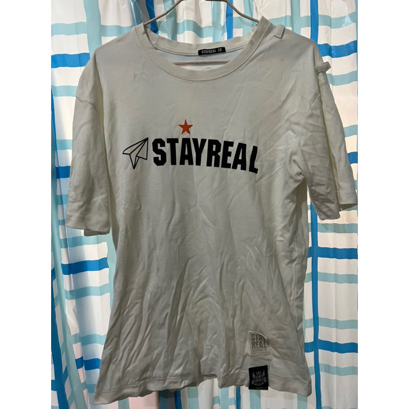 STAYREAL 紙飛機短袖 星星 老鼠 尺寸:XL