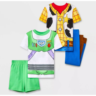 預購‘❤️正版❤️ 美國迪士尼 Toy Story Buzz 玩具總動員 巴斯光年 胡迪 短袖睡衣 睡褲 套裝 兒童睡衣