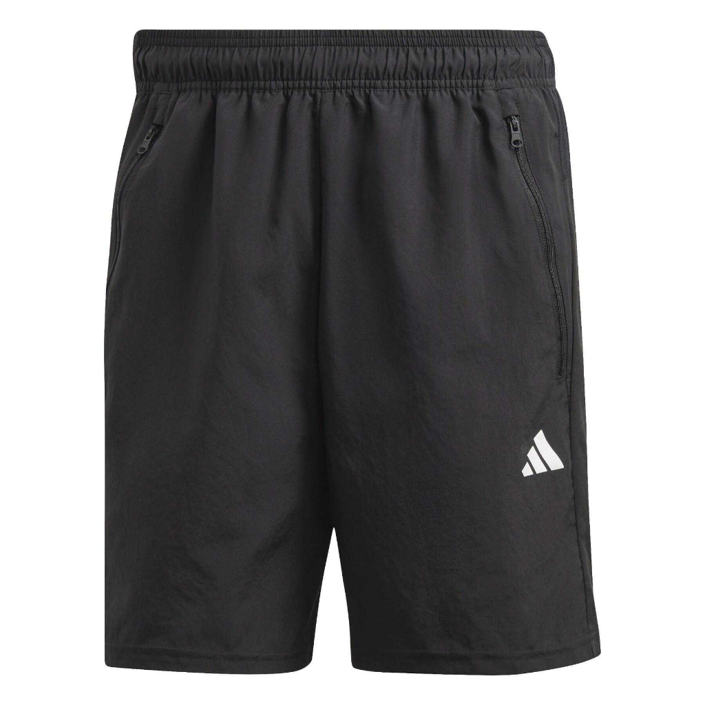 【adidas 愛迪達】TRAIN ESSENTIALS 男款梭織訓練短褲 黑色 IC6976  尺寸:S~XL