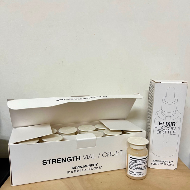 KEVIN.MURPHY （髮品）精華液 Elixir、結構強韌安瓶 Strength Vial 12ML（一盒12入）