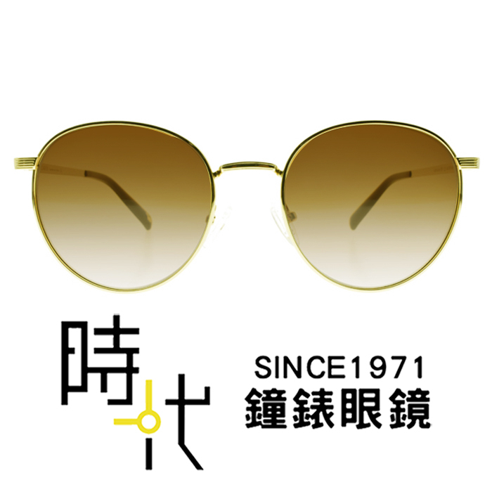 【CARIN】韓星同款 太陽眼鏡 KATHARINE WI C2 橢圓框墨鏡 金框/漸層棕色 54mm 台南 時代鐘錶