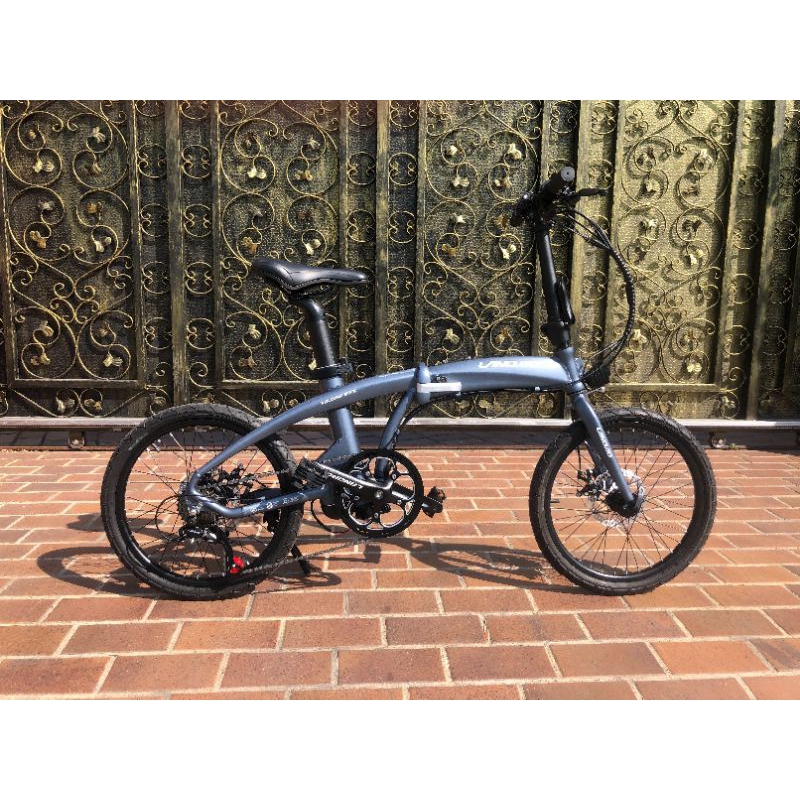 20吋摺疊電輔自行車車：腳踏助力五段，純電力滑行五段，弱，中，強，中強，大強