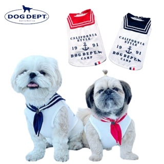【你和我的狗】 日本DOG DEPT 水手服背心 【現貨】 狗狗涼感衣 寵物衣服 狗狗衣服 小狗衣服 臘腸狗衣服