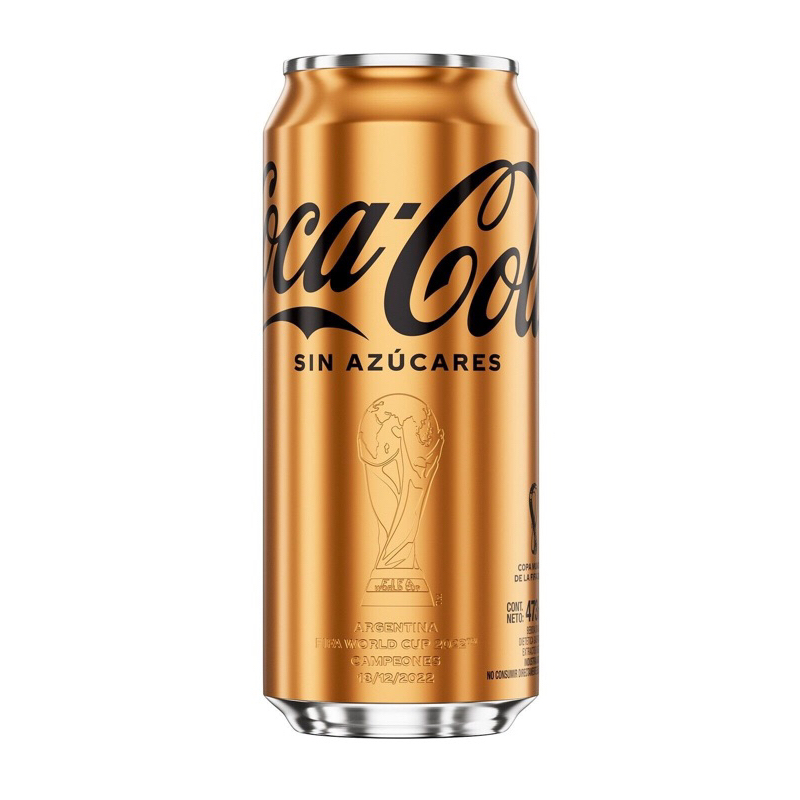 可口可樂 2022 世界杯 阿根廷奪冠紀念鋁罐
