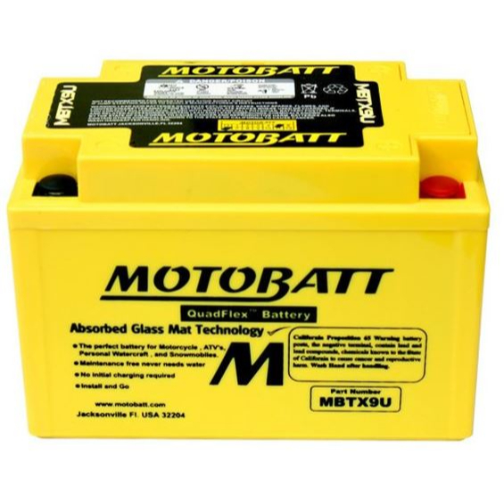 【KIRI】 MOTOBATT 黃色電池 黃色電瓶 MBTX9U KYMCO SHADOW 300 GTi