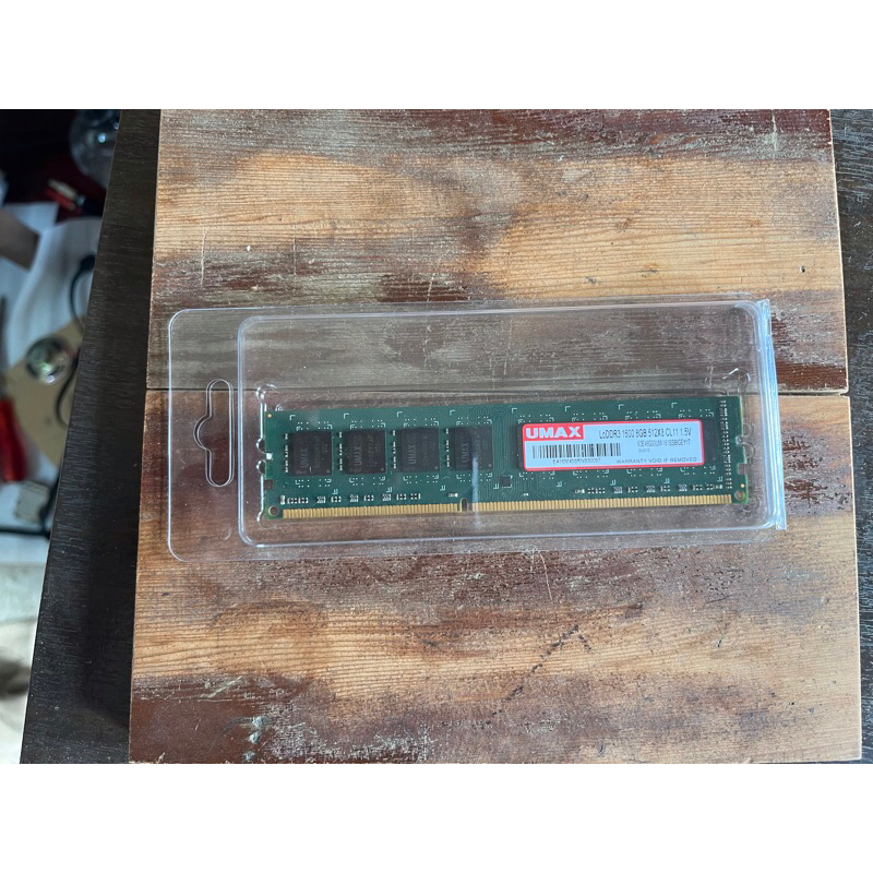 UMAX DDR3 1600 8G CL11 82E48G93UM-11SSBIGEY1T 1.5V RAM記憶體