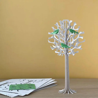 『LOVI』芬蘭3D樺木立體拼圖 - 耶誕樹50cm 圓樹34cm 辦公室裝飾 / 臥室裝飾 / 聖誕裝飾 / 立體拼圖