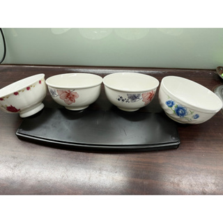 350ml中型飯碗 餐具 套碗/日式復古花色陶瓷碗/大碗小碗飯碗湯碗麵碗