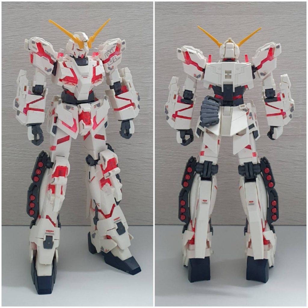 H59【米皇模型】HG 1/144 紅 獨角獸 全武裝 RX-0 Full Armor Unicorn Gundam