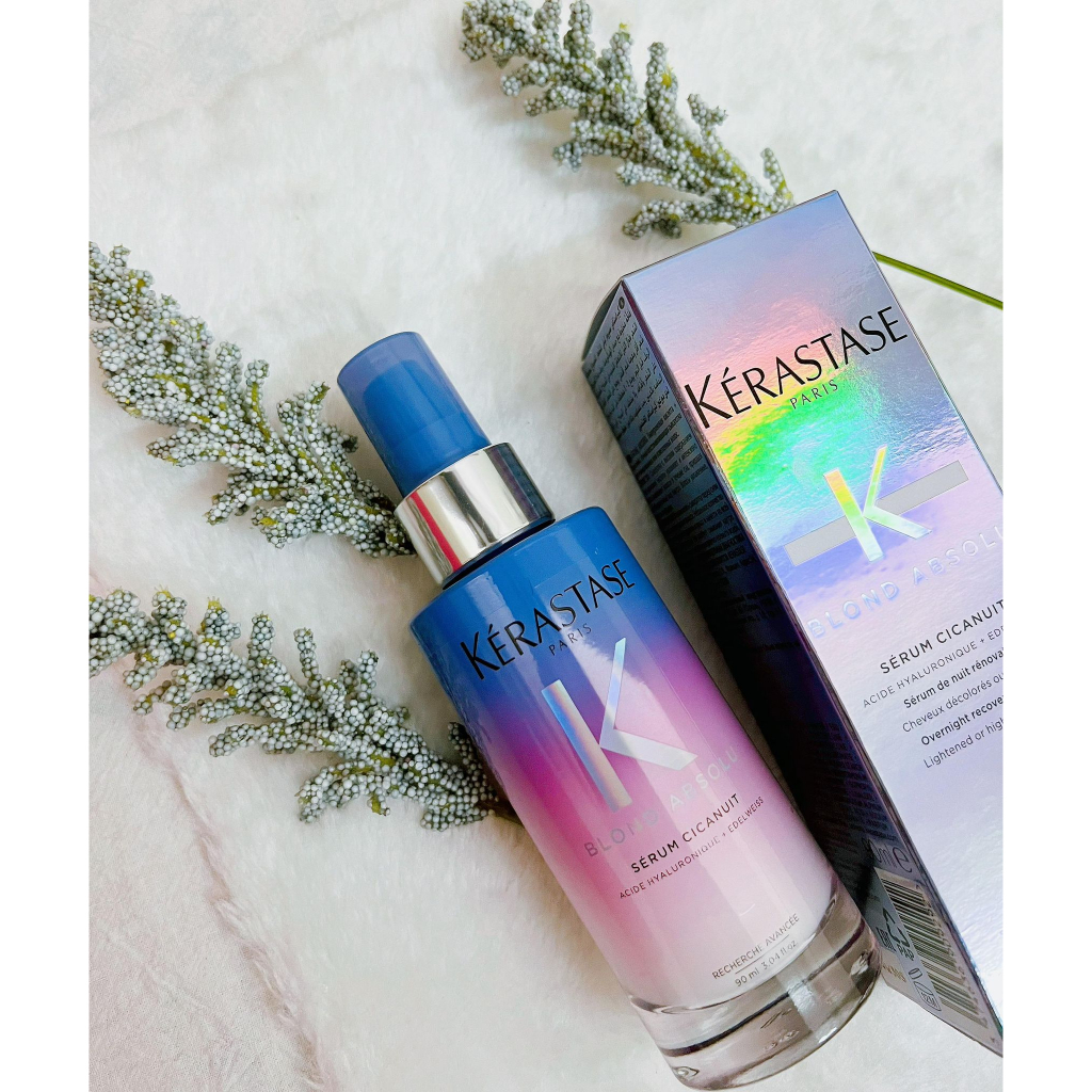 KERASTASE 巴黎卡詩 靜夜賦活精華90ml (卡詩小紫瓶) 現貨 小紫瓶 漂髮用精華油 護髮油 卡詩髮油