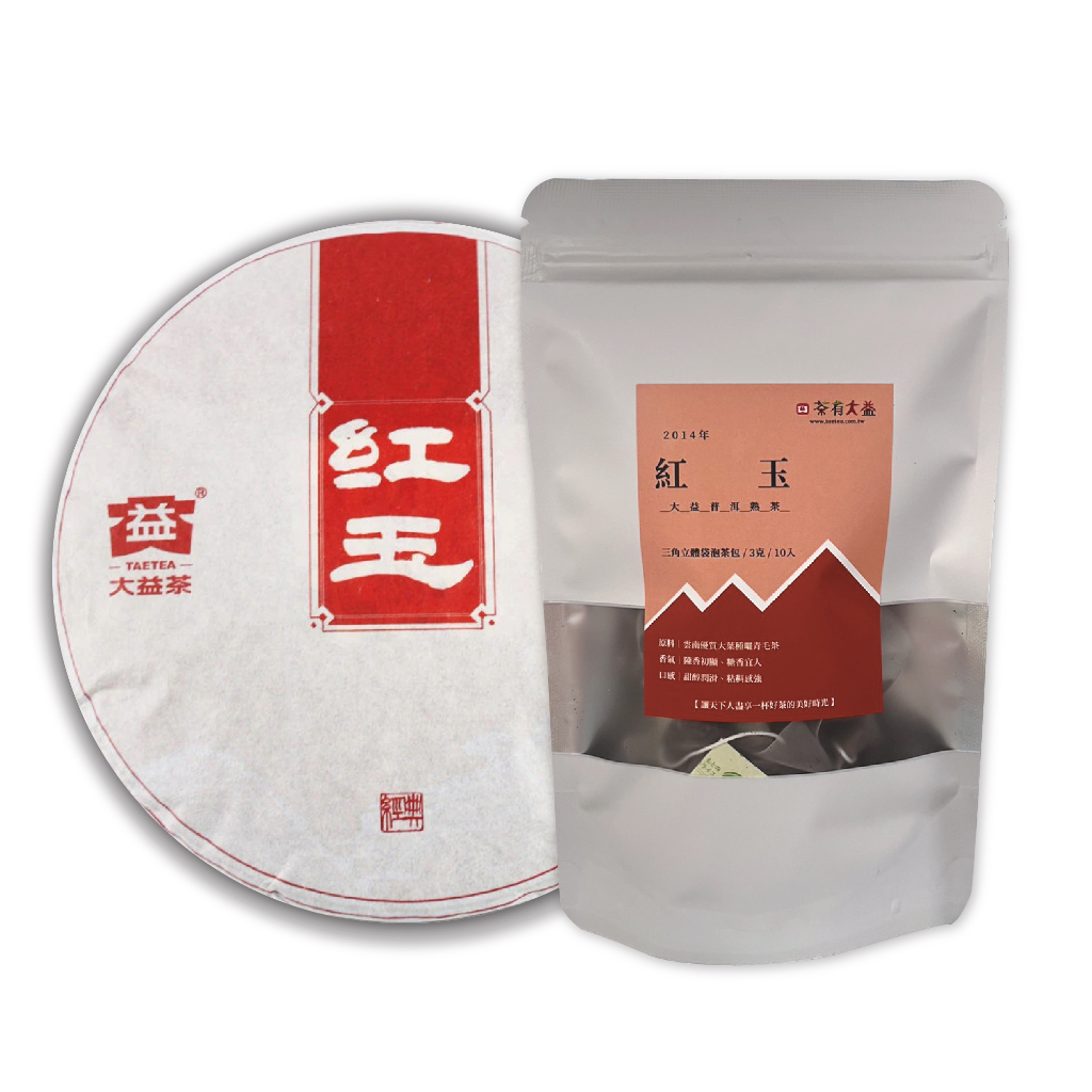 大益普洱熟茶 3g立體袋泡茶/紅玉 1401「茶有大益」