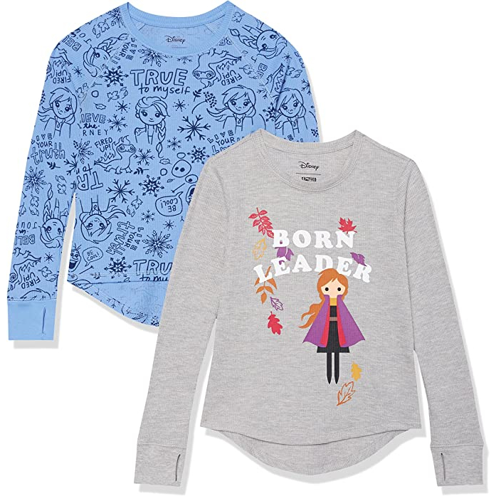 預購❤️正版❤️美國迪士尼 公主 冰雪奇緣艾沙公主安娜公主 兒童 長袖上衣 T-SHIRT 長袖 T恤 女童