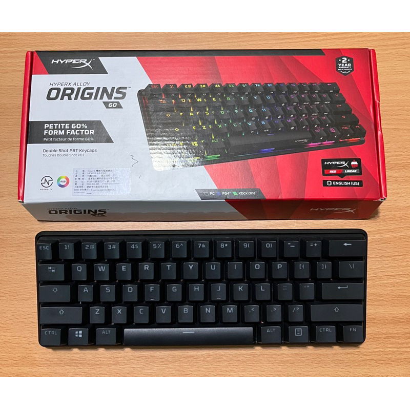 HyperX Alloy Origins 60 RGB 機械鍵盤 紅軸
